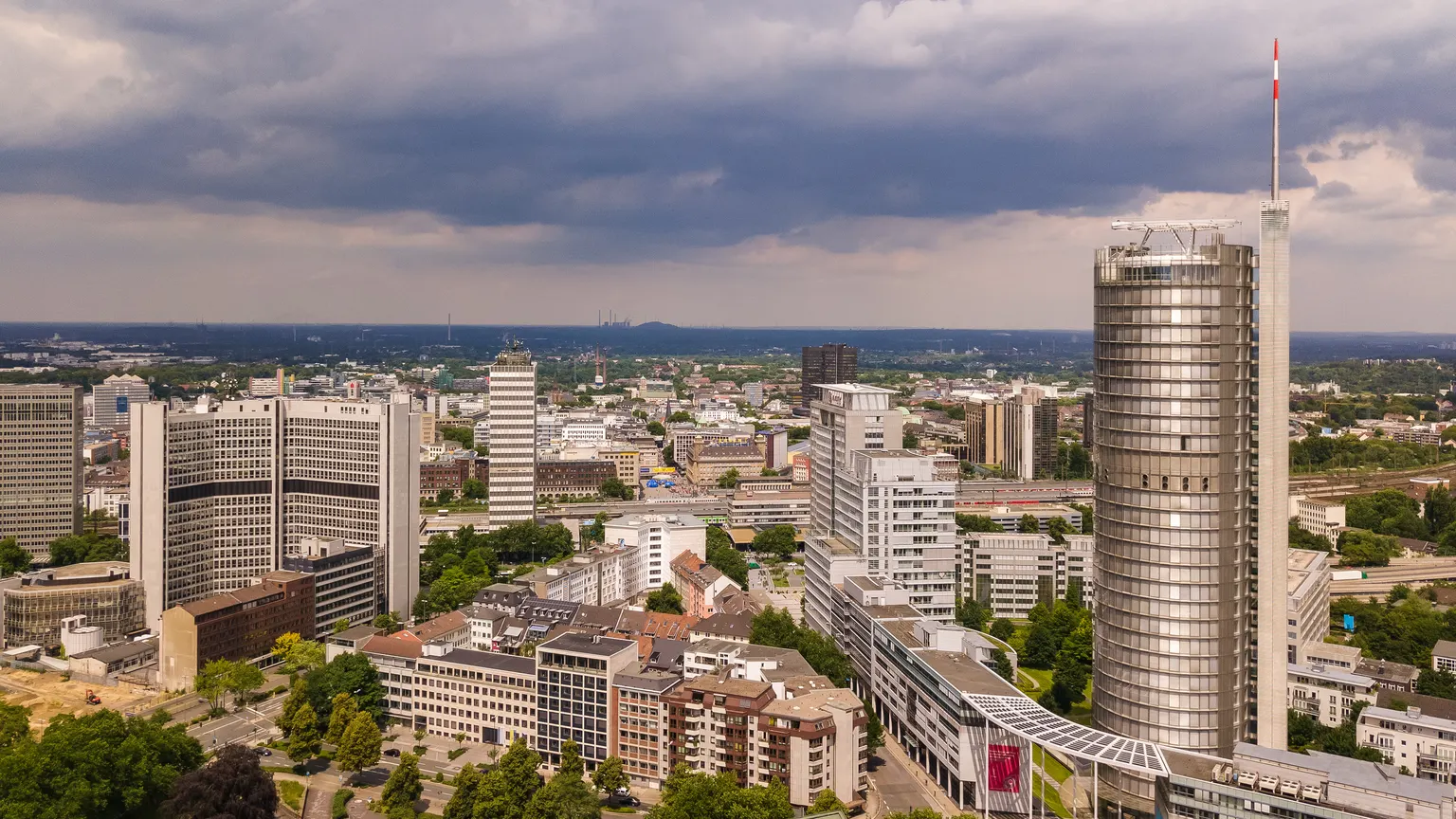 Essener Innenstadt mit dem RWE-Turm